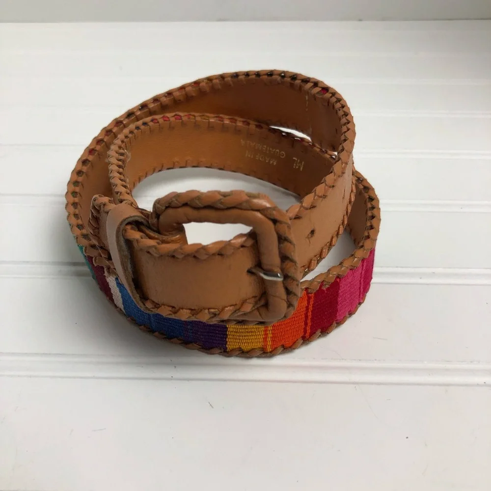 3 for $25 Colorful Boho Whipstitched Belt